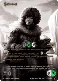 Mikki (Gold Kryptik Language) - Wicked Prophecy [Wave 1] (eBay Gen Con Exclusive) - Kryptik TCG card