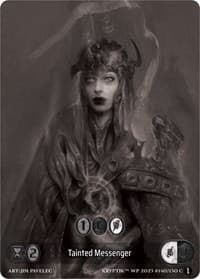Tainted Messenger (Box Topper) - Wicked Prophecy [Wave 1] (eBay Gen Con Exclusive) - Kryptik TCG card