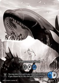 Undercurrent Ambush (Box Topper) - Wicked Prophecy [Wave 1] (eBay Gen Con Exclusive) - Kryptik TCG card