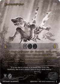 Zakonza (Gold Kryptik Language) - Wicked Prophecy [Wave 1] (eBay Gen Con Exclusive) - Kryptik TCG card