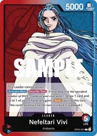 Nefeltari Vivi (001) - Kingdoms of Intrigue - One Piece Card Game card