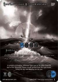 Maelstrom Invocation (Silver Kryptik Language) - Wicked Prophecy [Wave 1] (eBay Gen Con Exclusive) - Kryptik TCG card