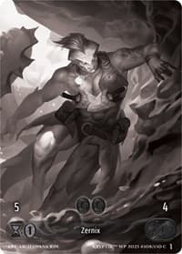 Zernix (Box Topper) - Wicked Prophecy [Wave 1] (eBay Gen Con Exclusive) - Kryptik TCG card