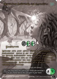 Ostara, Ritual of Spring (Gold Kryptik Language) - Wicked Prophecy [Wave 1] (eBay Gen Con Exclusive) - Kryptik TCG card