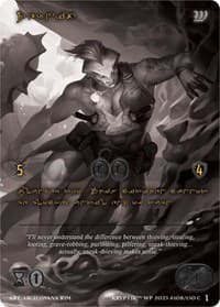 Zernix (Gold Kryptik Language) - Wicked Prophecy [Wave 1] (eBay Gen Con Exclusive) - Kryptik TCG card