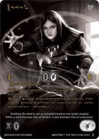 Muugl (Gold Kryptik Language) - Wicked Prophecy [Wave 1] (eBay Gen Con Exclusive) - Kryptik TCG card