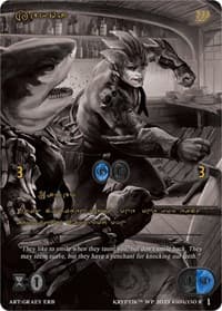 Kekoa (Gold Kryptik Language) - Wicked Prophecy [Wave 1] (eBay Gen Con Exclusive) - Kryptik TCG card