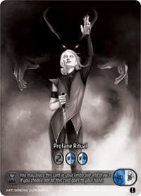 Profane Ritual (Box Topper) - Wicked Prophecy [Wave 1] (eBay Gen Con Exclusive) - Kryptik TCG card