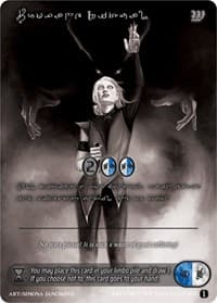 Profane Ritual (Silver Kryptik Language) - Wicked Prophecy [Wave 1] (eBay Gen Con Exclusive) - Kryptik TCG card