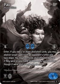 Pao - Wicked Prophecy [Wave 1] (eBay Gen Con Exclusive) - Kryptik TCG card