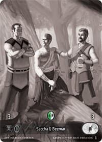 Saccha & Beemar (Box Topper) - Wicked Prophecy [Wave 1] (eBay Gen Con Exclusive) - Kryptik TCG card