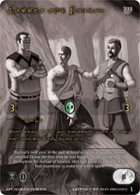 Saccha & Beemar (Gold Kryptik Language) - Wicked Prophecy [Wave 1] (eBay Gen Con Exclusive) - Kryptik TCG card