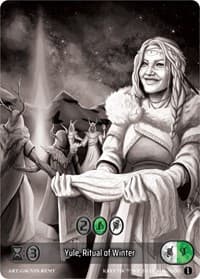 Yule, Ritual of Winter (Box Topper) - Wicked Prophecy [Wave 1] (eBay Gen Con Exclusive) - Kryptik TCG card