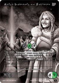 Yule, Ritual of Winter (Silver Kryptik Language) - Wicked Prophecy [Wave 1] (eBay Gen Con Exclusive) - Kryptik TCG card