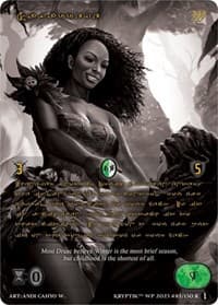 Safarreye (Gold Kryptik Language) - Wicked Prophecy [Wave 1] (eBay Gen Con Exclusive) - Kryptik TCG card