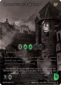 Harrowing Loss (Silver Kryptik Language) - Wicked Prophecy [Wave 1] (eBay Gen Con Exclusive) - Kryptik TCG card