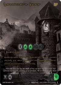 Harrowing Loss (Gold Kryptik Language) - Wicked Prophecy [Wave 1] (eBay Gen Con Exclusive) - Kryptik TCG card