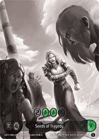 Seeds of Tragedy (Box Topper) - Wicked Prophecy [Wave 1] (eBay Gen Con Exclusive) - Kryptik TCG card
