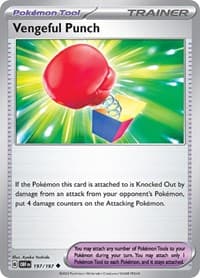 Vengeful Punch - SV03: Obsidian Flames - Pokemon card