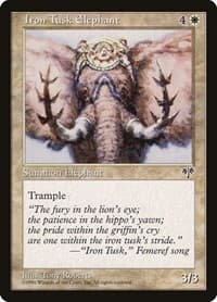 Iron Tusk Elephant - Mirage - Magic: The Gathering card