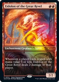 Eidolon of the Great Revel - Game Day & Store Championship Promos - Magic: The Gathering card