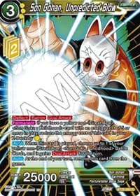 Son Gohan, Unpredicted Blow - Critical Blow - Dragon Ball Super: Masters card