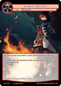Flaming Thoughts - Clash of the Star Trees - Force of Will card