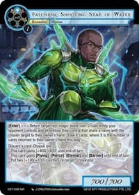 Falchion, Shooting Star of Water - Clash of the Star Trees - Force of Will card