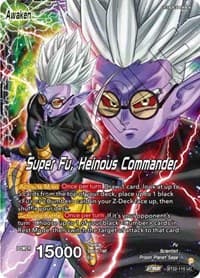 Fu // Super Fu, Heinous Commander - Critical Blow - Dragon Ball Super: Masters card