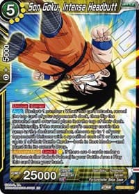 Son Goku, Intense Headbutt - Critical Blow - Dragon Ball Super: Masters card