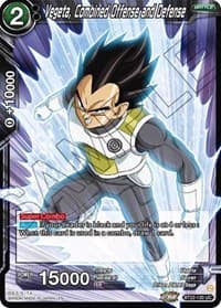 Vegeta, Combined Offense and Defense - Critical Blow - Dragon Ball Super: Masters card