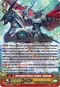 Shrouded Divine Knight, Gablade - D-PV01: History Collection - Cardfight Vanguard card