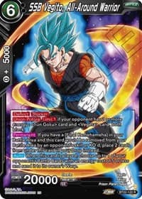 SSB Vegito, All-Around Warrior - Critical Blow - Dragon Ball Super: Masters card