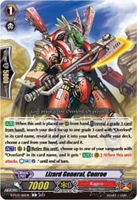 Lizard General, Conroe - D-PV01: History Collection - Cardfight Vanguard card