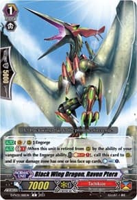 Black Wing Dragon, Raven Ptera - D-PV01: History Collection - Cardfight Vanguard card
