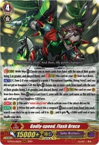 Godly-speed, Flash Bruce - D-PV01: History Collection - Cardfight Vanguard card