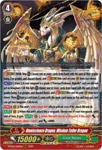 Omniscience Dragon, Wisdom Teller Dragon - D-PV01: History Collection - Cardfight Vanguard card