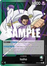 Issho - Kingdoms of Intrigue - One Piece Card Game card