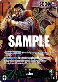 Issho (Alternate Art) - Kingdoms of Intrigue - One Piece Card Game card