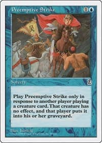 Preemptive Strike - Portal Three Kingdoms - Magic: The Gathering card