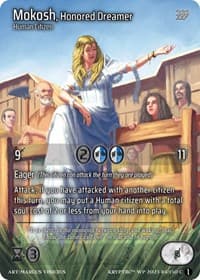 Mokosh, Honored Dreamer (Cosmo Foil) - Wicked Prophecy [Wave 1] - Kryptik TCG card