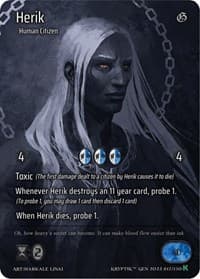 Herik (Full Art) - Genesis [Kickstarter] - Kryptik TCG card