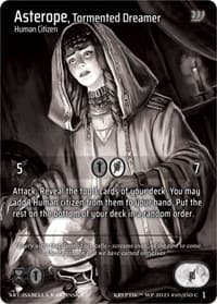 Asterope, Tormented Dreamer (Cosmo Foil) - Wicked Prophecy [Wave 1] (eBay Gen Con Exclusive) - Kryptik TCG card