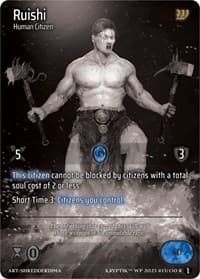 Ruishi (Cosmo Foil) - Wicked Prophecy [Wave 1] (eBay Gen Con Exclusive) - Kryptik TCG card