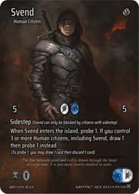 Svend (Full Art) - Genesis [Kickstarter] - Kryptik TCG card