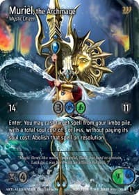 Muriel, the Archmage (Cosmo Foil) - Wicked Prophecy [Wave 1] - Kryptik TCG card