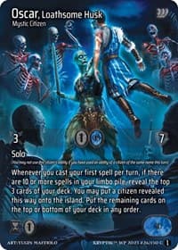 Oscar, Loathsome Husk (Cosmo Foil) - Wicked Prophecy [Wave 1] - Kryptik TCG card