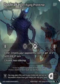 Dookraka, Terrifying Protector (Cosmo Foil) - Wicked Prophecy [Wave 1] - Kryptik TCG card