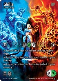 Ghillia (Cosmo Foil) - Wicked Prophecy [Wave 1] - Kryptik TCG card