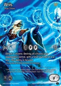 Wriis (Cosmo Foil) - Wicked Prophecy [Wave 1] - Kryptik TCG card